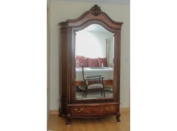 Beautiful Victorian Mirrored Armoire
