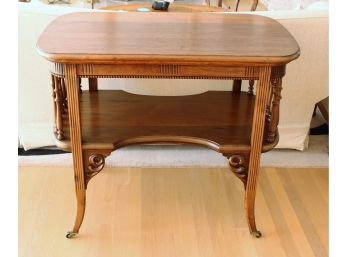 Unique Antique Table With A Fabulous Shape!