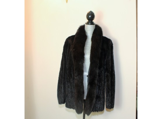 Vintage Black Mink Coat