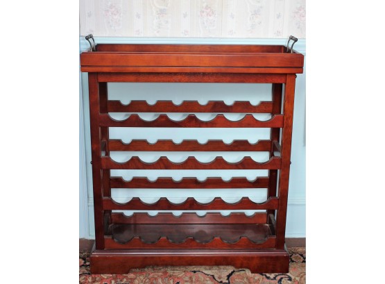 Wine Rack With Tray Top