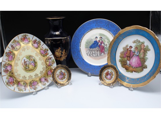Beautiful Decorative Plates Including Limoges
