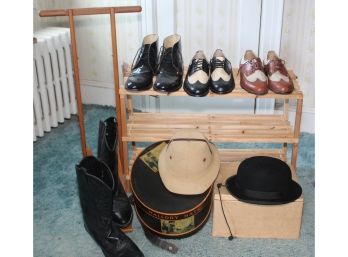 Vintage Men's Shoes, Boots, Hats And More
