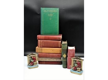 Vintage Books & Bookends