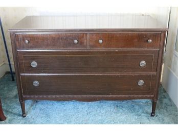 Vintage Mahogany 4 Drawer Dresser