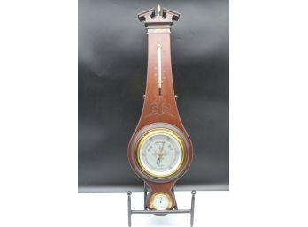 Vintage Mahogany Barometer