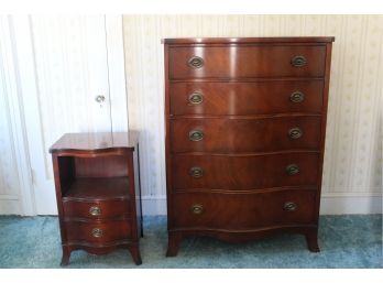 Vintage Drexel Dresser And Night Stand Pair