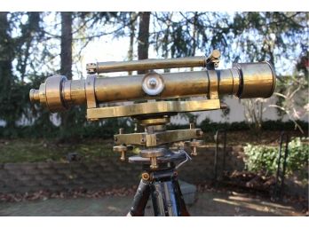 Awesome Find - Antique 1907 -Surveyor's Transit And Tripod