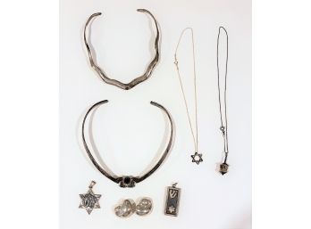Vintage STERLING  Judaica And More Jewelry