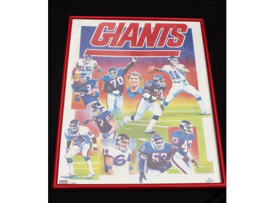 1986 Giants Poster