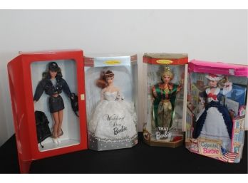 Four Barbies - New In Box
