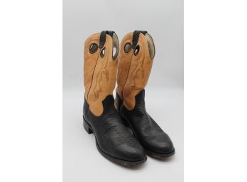 Exotic Western Canadian Hand Made Leather Boots