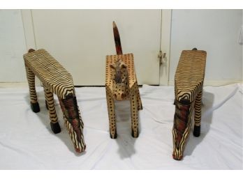 Whimsical Wooden Animals 13' Height!!