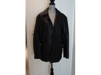 Vintage Leather Guess Coat -large