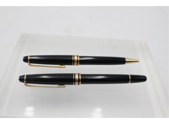 Two Montblanc Meisterstuck Pens 14k Nib