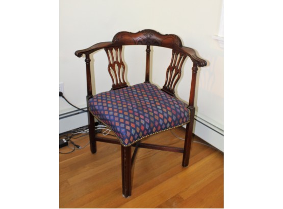 Antique Chippendale Corner Chair-  18th Century!