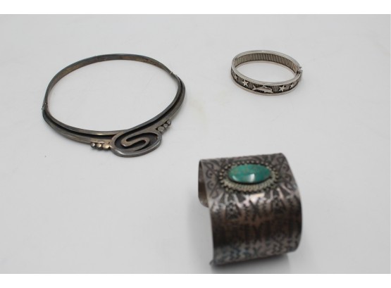 Sterling Necklace & Bracelets      Shippable