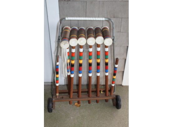 Outdoor Fun- Croquet And Bocce --great Gifts!