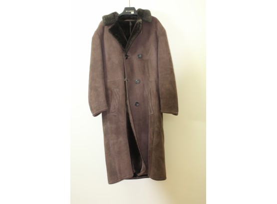 Men's Shearling Coat By Gartenhaus -size 42  --The Warmest Coat!
