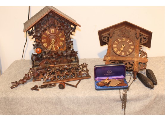 Antique German Cuckoo Clocks