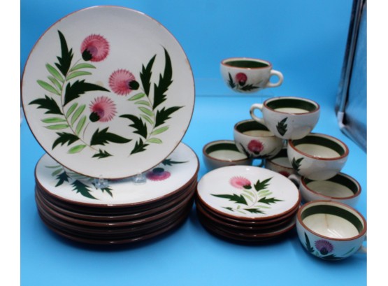 Vintage Stangl Pottery-- Thistle Pattern