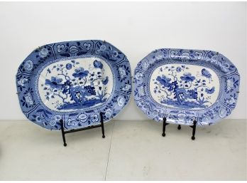 ANTIQUE Copeland & Garrett Late Spode Blue & White Pottery