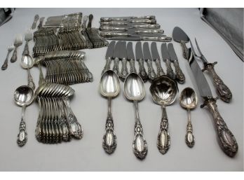 Huge STERLING Towle Silverware Set 144 Troy Ounces Plus Knives !!