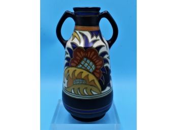 Vintage Gouda Vase With Handles