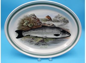 Portmeirion British Salmon Plate- 15' Oval