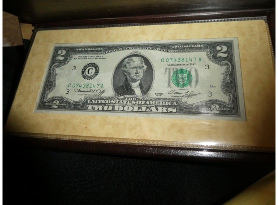 Franklin Mint $2 Bill*Shippable