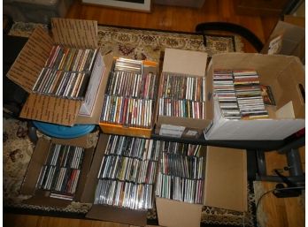 7 Boxes Of CD's - 100s!!!!