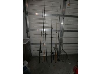 Fishing Rods And Reel Collection