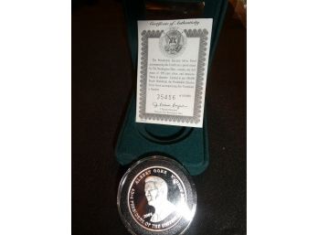 1 Full Ounce .999 Silver-George W. Bush & Al Gore Silver Proof Medallion