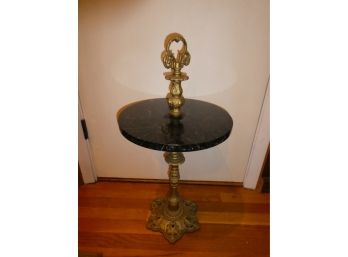 Lovely Accent Marble Top Table Stand