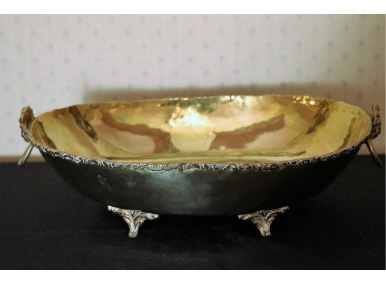 Stunning Brass Centerpiece Bowl -shippable