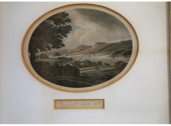 Scottish Hand Colored Engraving C.1800 #2- Shippable