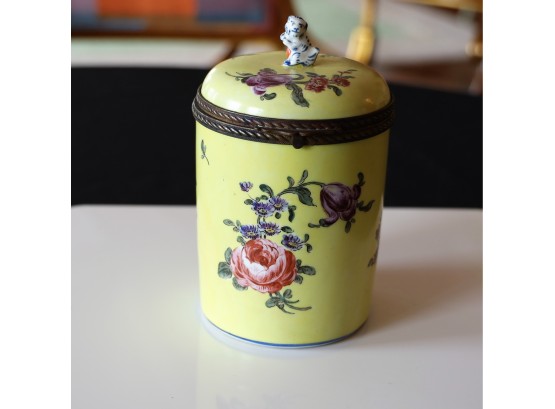 Antique Porcelain Covered Jar - Shippable