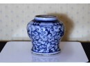 Antique Asian Blue & White Pot -shippable