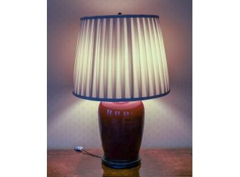Oxblood Red Lamp -