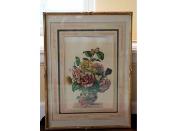 Framed Floral Print  Shippable