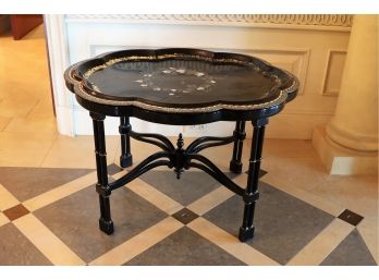 Mother Of Pearl Inlaid Tea Table