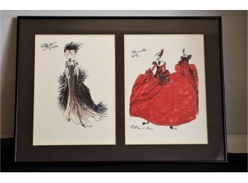 Costume Designs For Richard Strauss #1 -shippable