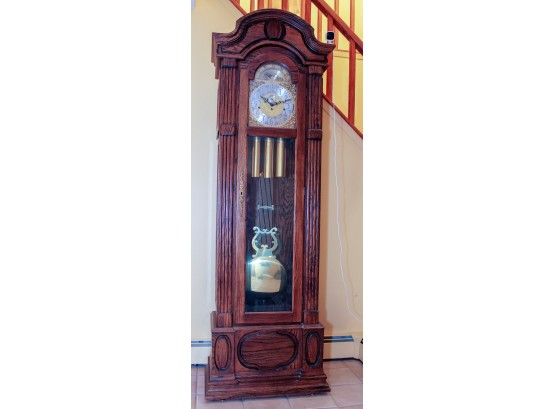 Rare Vintage Zachariah Maples Grandfather Clock