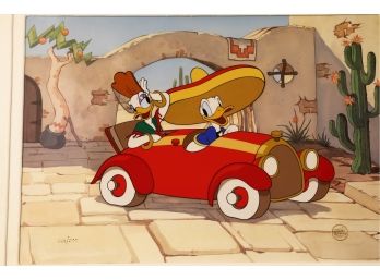 RARE! HAND INKED & HAND PAINTED BY A DISNEY INKER - Don Donald Cel