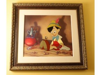 RARE! HAND INKED & HAND PAINTED BY A DISNEY INKER - Pinocchio Cel