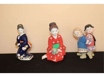 Handpainted Japanese Dolls
