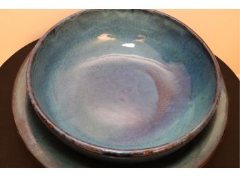 Blue Pottery Bowl- Shippable