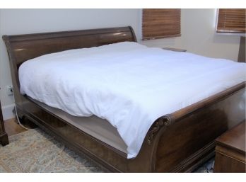 Henredon Mahogany Sleigh Bed- Ask About Our Local Mover