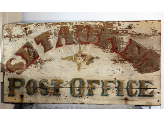 The Old Setauket N.Y,-Post Office Sign