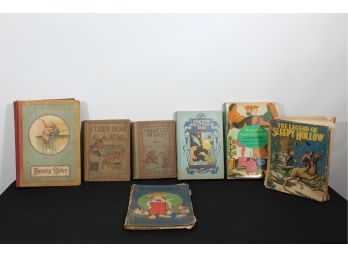 Collection Of 7 Vintage Children's Books