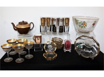 Vintage Drinkware, Serving Bowls & More